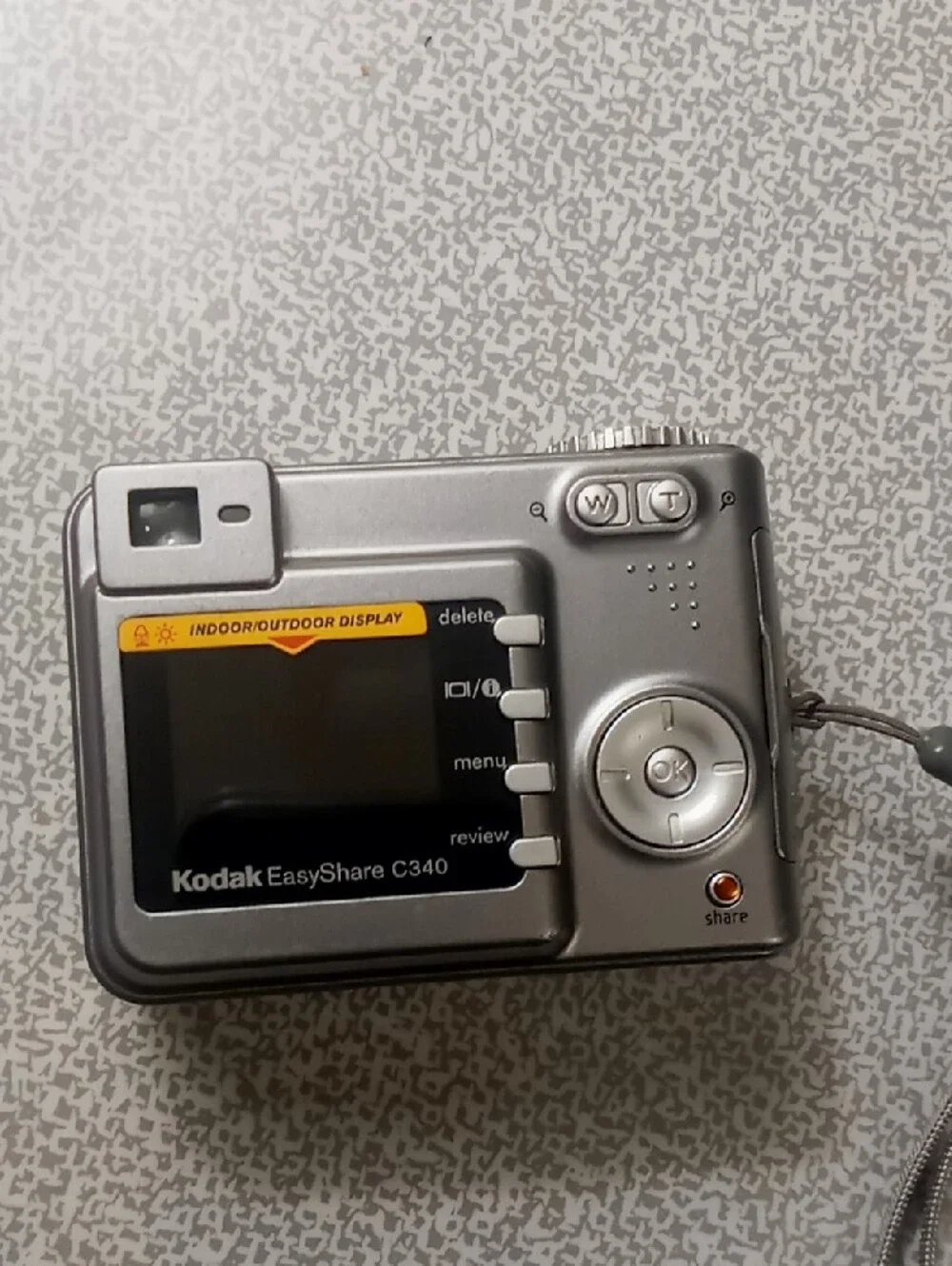 Kodak EasyShare C340 Compact Digital Camera - Silver